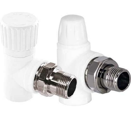 Комплект TEBO C-TB №12 3/4 (клапан запорный угловой 25x3/4, вентиль угловой 25x3/4) 030061152