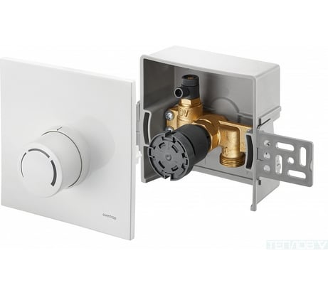 Набор терморегулятора OVENTROP Unibox RTL 10-40 C, крышка белый пластик 1022735