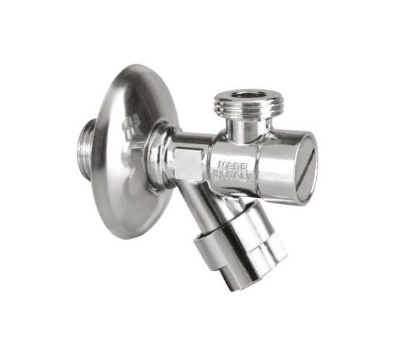 Кран для установки под умывальник ICMA S.P.A. 1/2"-1/2" со встроенным фильтром, плоское подключение 518/90518AD07 1