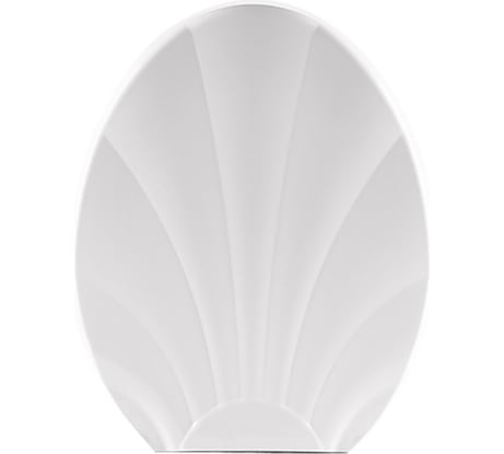 Сиденье для унитаза Росспласт "Ракушка" белая 550454