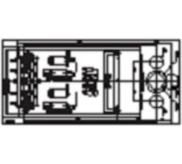 Шаблон картонно-пластиковый для монтажа нагревателей Ariston 3318245