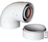 Отвод (90°; d 60/100 мм) с муфтой для коаксиальных труб Baxi KHG 714101410 1