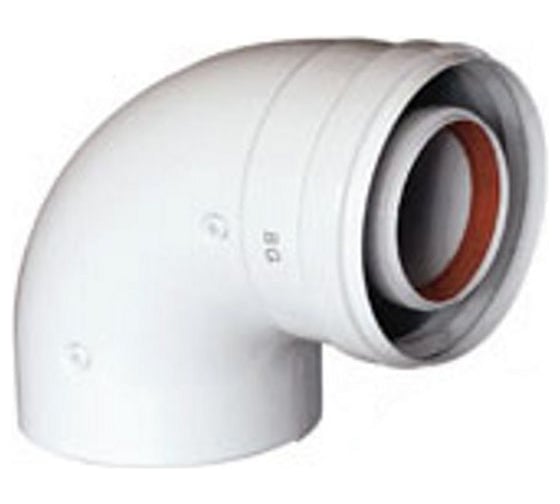 Отвод (90°; d 60/100 мм) для коаксиальных труб Baxi KHG 714101510