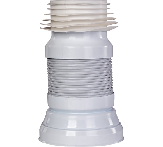 Гофра для унитаза STYRON короткая (длина 200-350 мм) STY-530-F-R 1