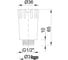 Пробка STYRON глухая 1/2, синяя STY-523-1-K 2