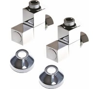 Кран-вентиль SMT угл/квадр, ручка квадр., хром, 3/4"х1/2" г/ш,с отражателем, SMT8549SCH0405/2C