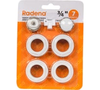 Монтажный комплект для радиатора Radena 3/4, 7 предмето 011090102