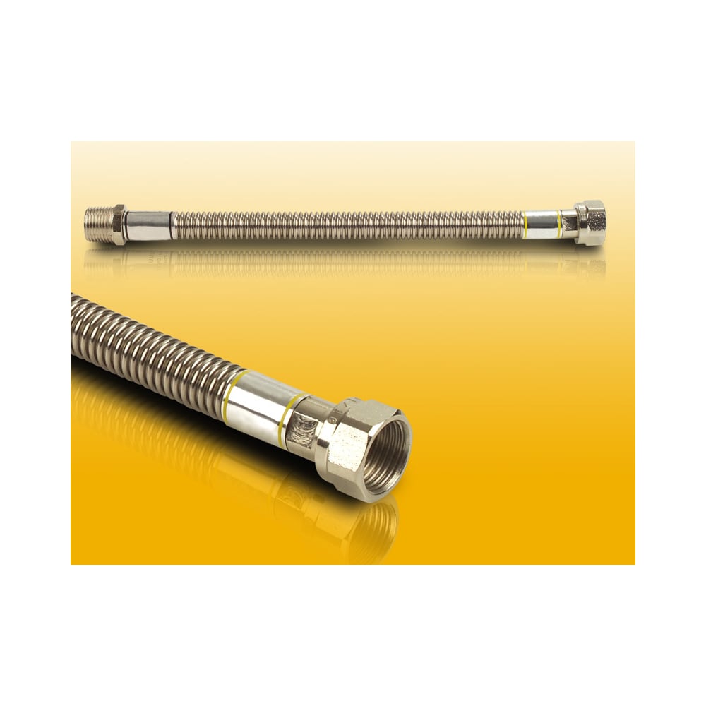 Сильфонная подводка для газа GM Cobra 1/2", г/ш, 0.4м GM 400 - выгодная ...