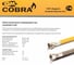Сильфонная подводка для газа GM Cobra 3/4", г/ш, 0.4м GM 402 3
