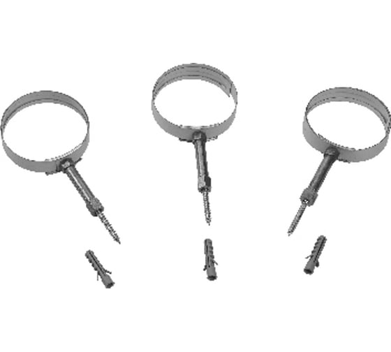 Хомут регулируемый (d 80-125 мм) для крепления к стене Ariston 3318015 1
