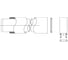 Удлинение изолированное M/F (80/100; 1000 мм) Ariston 705771 1