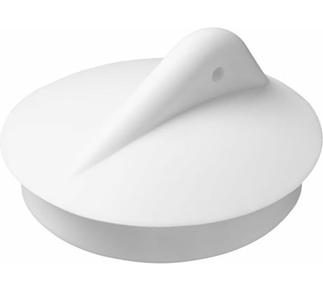 Пробка для ванн, раковин Профитт диаметром 39 мм, белая 2226377