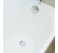 Пробка для ванн, раковин Профитт диаметром 45 мм, белая 2226391