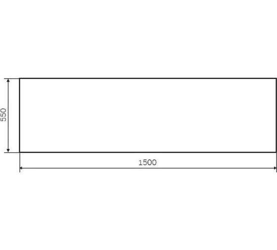 Фронтальная панель для ванны AM.PM Gem A1 150x70 см W90A-150-070W-P1