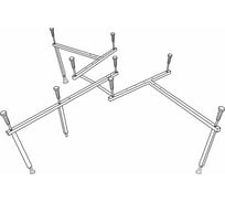 Каркас для ванны Excellent Glamour, Konsul MR-12