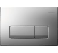 Смывная клавиша для двойного смыва Geberit 115.119.46.1 Delta50 матовый хром 00076137