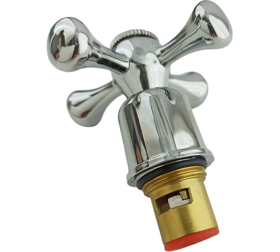 Кран-букса GRIALE dk117 металл/керамика 1/2" с маховиком (1 шт для холодной воды) DK117Мах