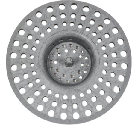 Ситечко ORIO для раковины, мойки, ванны серое А-6678-2