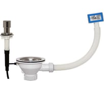 Выпуск ORIO полуавтомат 3 1/2 с прямоугольным переливом кнопка-грибок, под отверстие D-16мм АА-4007-1