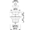 Водослив для раковины STYRON 5/4 с решёткой, 70 мм, с болтом м6x70 STY-542 2