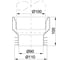 Манжета для унитаза STYRON STY-530-E-G 2