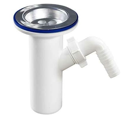 Литой выпуск ORIO с решеткой из нержавеющей стали D-70 мм, с одним отводом, выходное отверстие 40мм А-4205-2