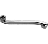 Плоский S-образный излив FASHUN с аэратором, хром, длина 400 мм, нержавеющая сталь A40S