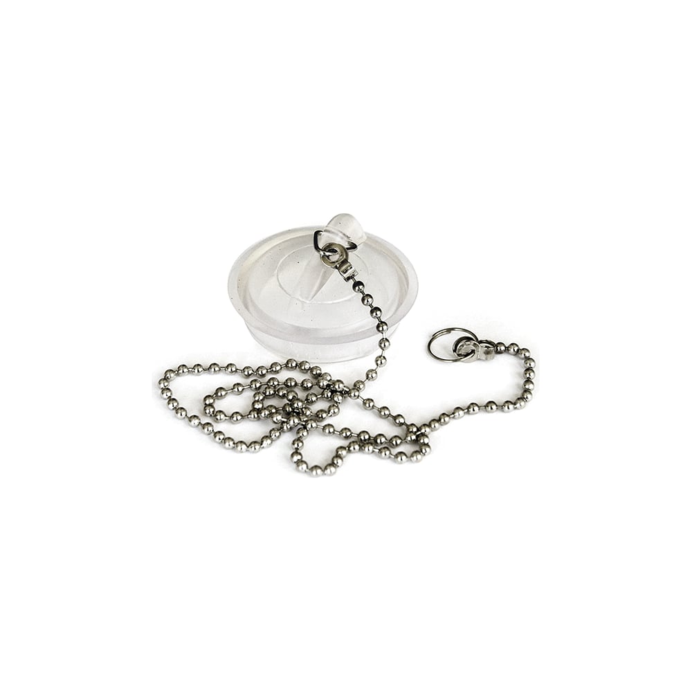 Пробка для ванной РемоКолор с цепочкой, прозрачная 61-0-064 - выгодная ...