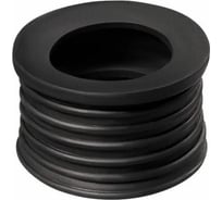 Переходная манжета Профитт d 32x40 сантехническая, канализационная, трехлепестковая, черная 2227510