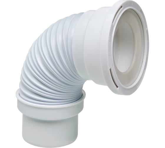 Труба для унитаза VIRPLAST гофрированная, армированная, D110 мм, L190-330 мм 70984968