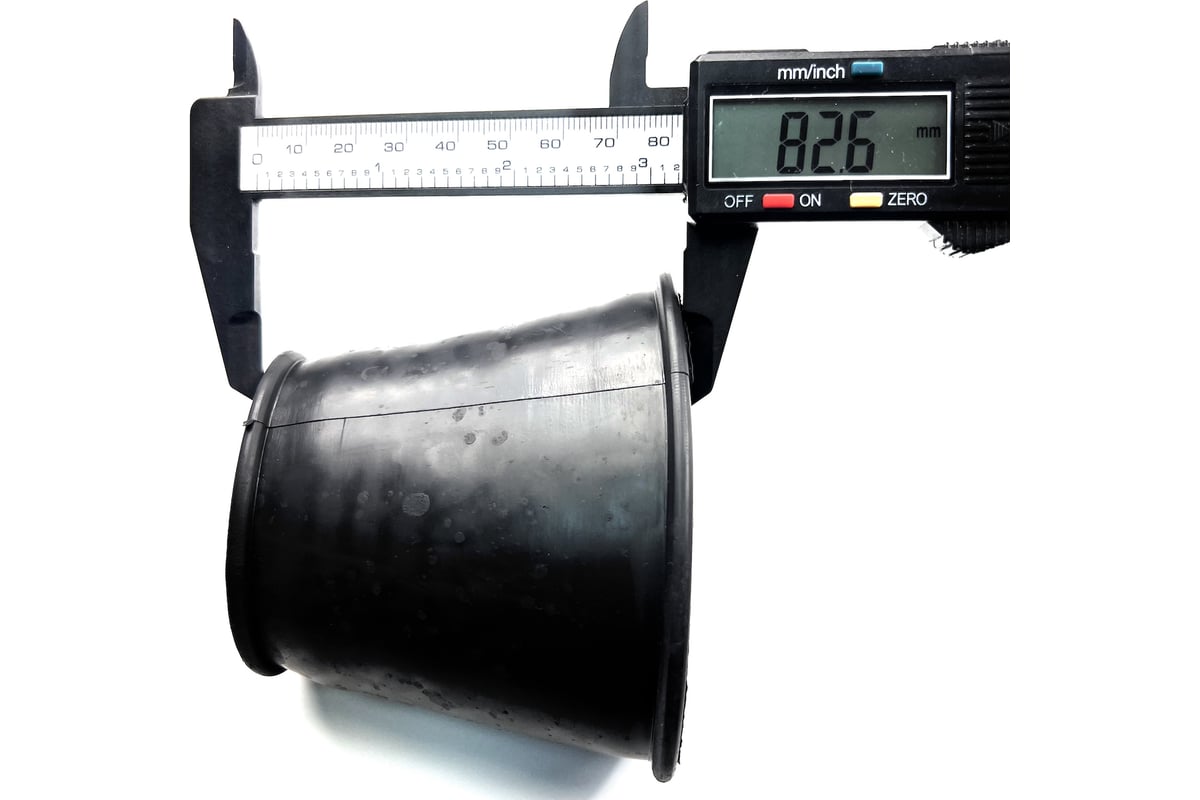 Сантехническая манжета Профитт канализационная, конусная d 60x80 черная ...