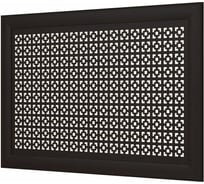 Декоративный экран для радиаторов и батарей Cosca Decor Модерн 600x900 мм, венге, дамаско, с рамкой СПБ004375