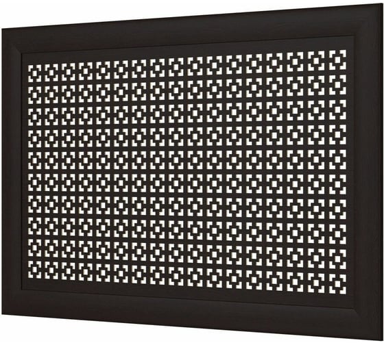 Декоративный экран для радиаторов и батарей Cosca Decor Модерн 600x900 мм, венге, дамаско, с рамкой СПБ004375 1