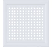 Декоративный экран для радиаторов и батарей Cosca Decor Модерн 600x600 мм, белый, квадро 10-20, с рамкой СПБ100816