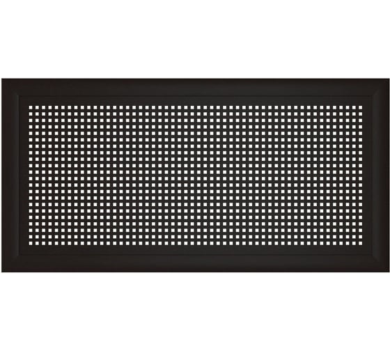 Декоративный экран для радиаторов и батарей Cosca Decor Модерн 600x1200 мм, венге, квадро 10-20, с рамкой СПБ004387