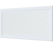 Декоративный экран для радиаторов и батарей Cosca Decor Модерн 600x1200 мм, белый, готика, с рамкой СПБ003090