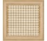 Декоративный экран для радиаторов и батарей Cosca Decor Модерн 600x600 мм, дуб сонома, сусанна, с рамкой СПБ072547 2