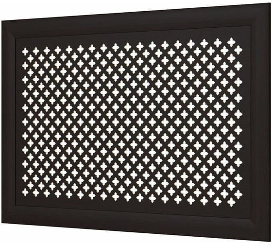 Декоративный экран для радиаторов и батарей Cosca Decor Модерн 600x900 мм, венге, готика, с рамкой СПБ004370 1