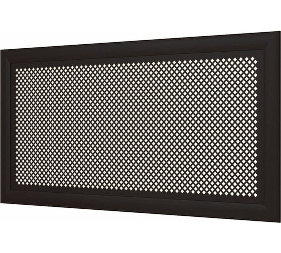 Декоративный экран для радиаторов и батарей Cosca Decor Модерн 600x1200 мм, венге, дедало, с рамкой СПБ004470 1