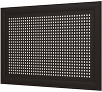 Декоративный экран для радиаторов и батарей Cosca Decor Модерн 600x900 мм, венге, квадро 10-20, с рамкой СПБ004388