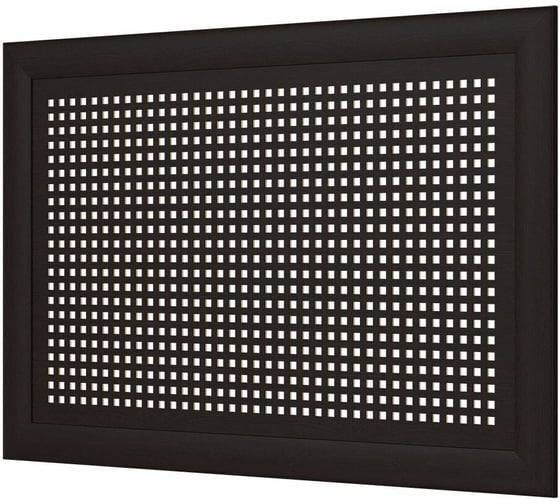 Декоративный экран для радиаторов и батарей Cosca Decor Модерн 600x900 мм, венге, квадро 10-20, с рамкой СПБ004388 1
