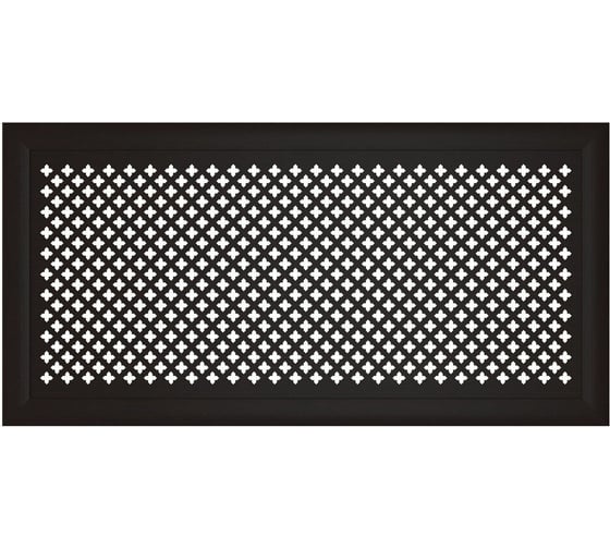 Декоративный экран для радиаторов и батарей Cosca Decor Модерн 600x1200 мм, венге, готика, с рамкой СПБ004471