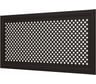 Декоративный экран для радиаторов и батарей Cosca Decor Модерн 600x1200 мм, венге, готика, с рамкой СПБ004471