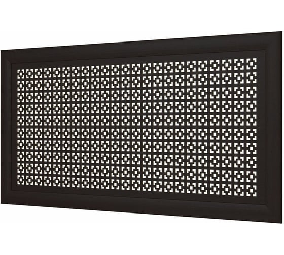 Декоративный экран для радиаторов и батарей Cosca Decor Модерн 600x1200 мм, венге, дамаско, с рамкой СПБ004472