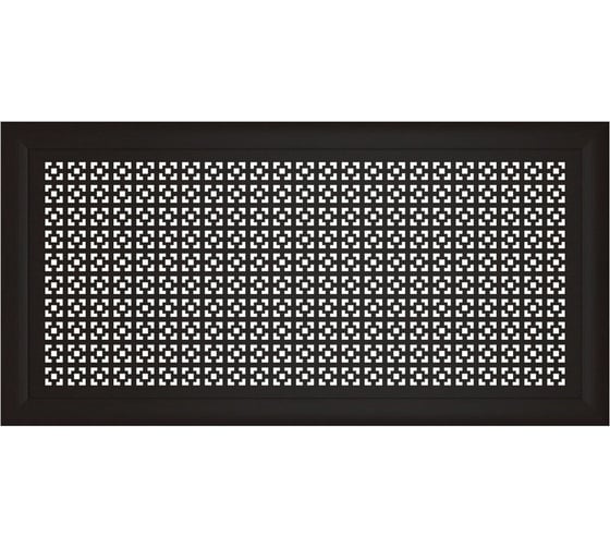 Декоративный экран для радиаторов и батарей Cosca Decor Модерн 600x1200 мм, венге, дамаско, с рамкой СПБ004472