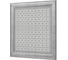 Декоративный экран для радиаторов и батарей Cosca Decor Модерн 600x600 мм, дуб серый, дамаско, с рамкой СПБ072575 1