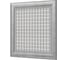 Декоративный экран для радиаторов и батарей Cosca Decor Модерн 600x600 мм, дуб серый, сусанна, с рамкой СПБ072578 1
