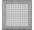 Декоративный экран для радиаторов и батарей Cosca Decor Модерн 600x600 мм, дуб серый, сусанна, с рамкой СПБ072578 2