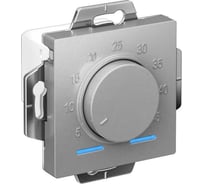 Электронный термостат теплого пола Systeme Electric AtlasDesign с датчиком, 10A, механизм, алюминий ATN000335