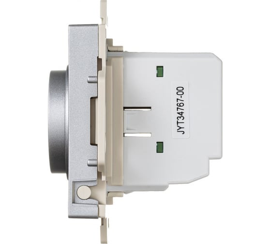 Электронный термостат теплого пола Systeme Electric AtlasDesign с датчиком, 10A, механизм, алюминий ATN000335